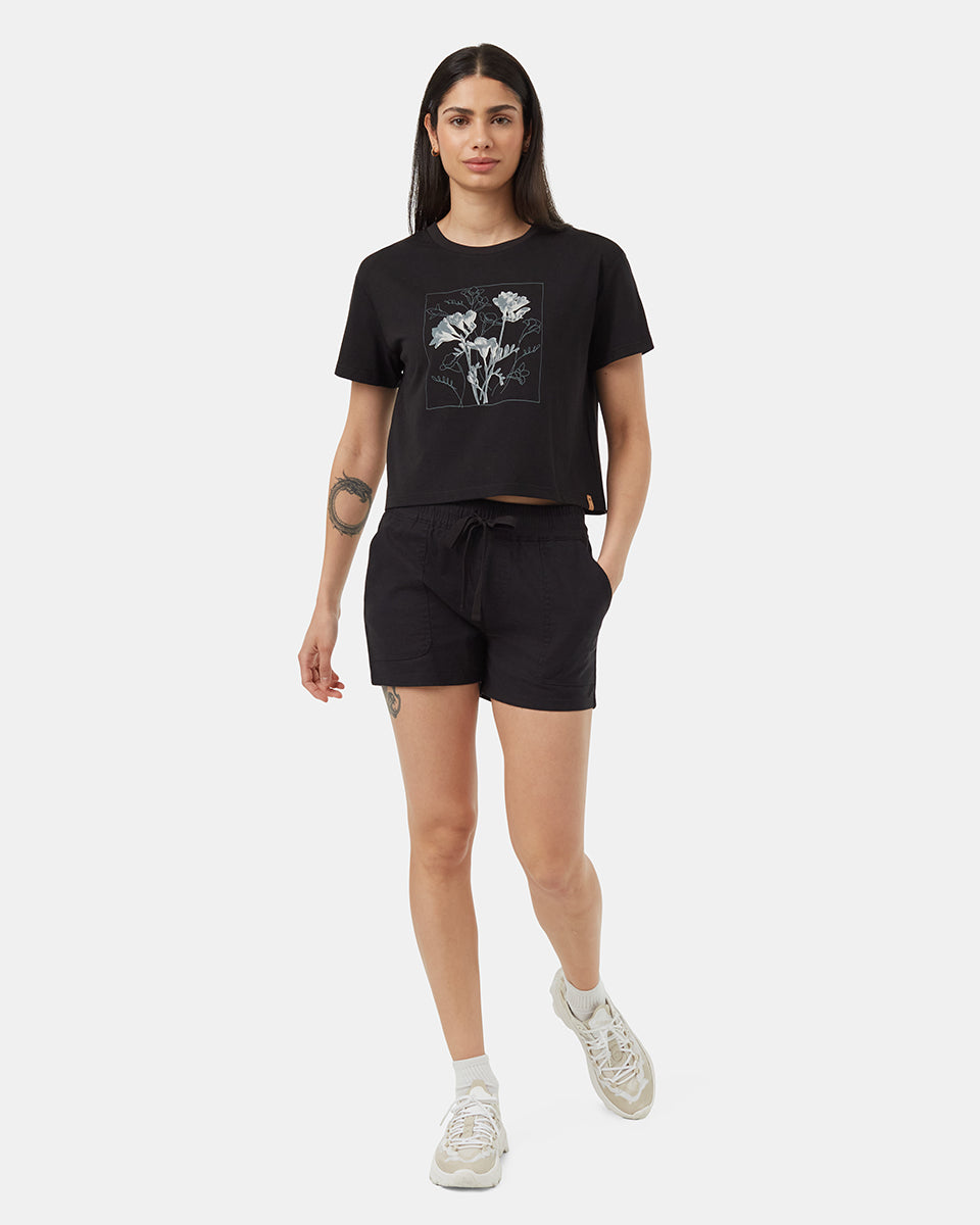 Tentree Women s Floral Crop T Shirt
