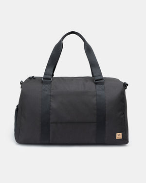 Black-Sustainable-Water-Resistent-Duffle-Bag