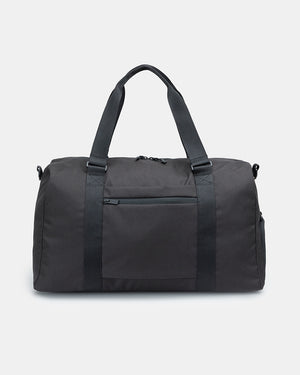 Black-Sustainable-Water-Resistent-Duffle-Bag