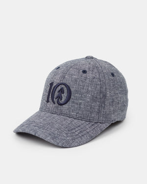 Blue-Adjustable-Hemp-Baseball-Cap