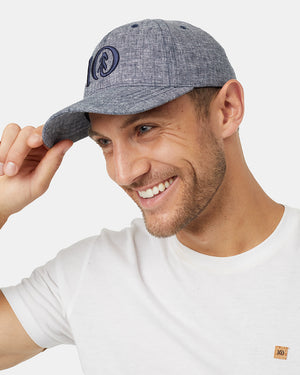 Blue-Adjustable-Hemp-Baseball-Cap