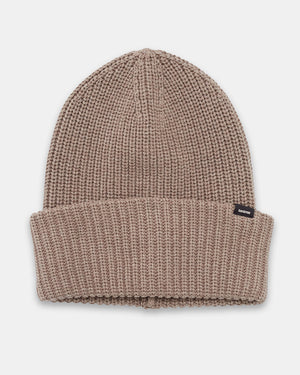 Brown-Organic-Cotton-Ribbed-Double-Fold-Beanie