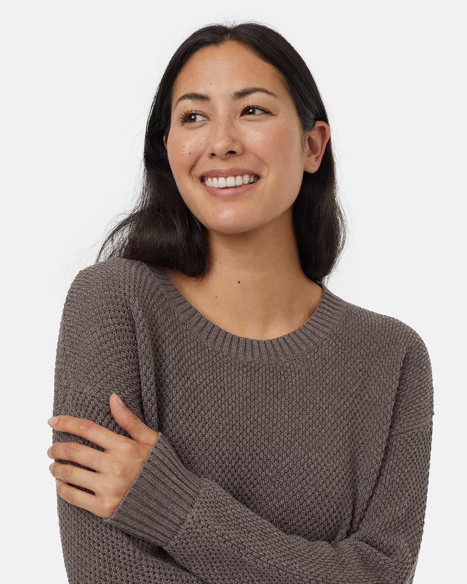 Drop shoulder sweater outlet