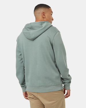 Green-Mens-Cotton-Zip-Up-Hoodie