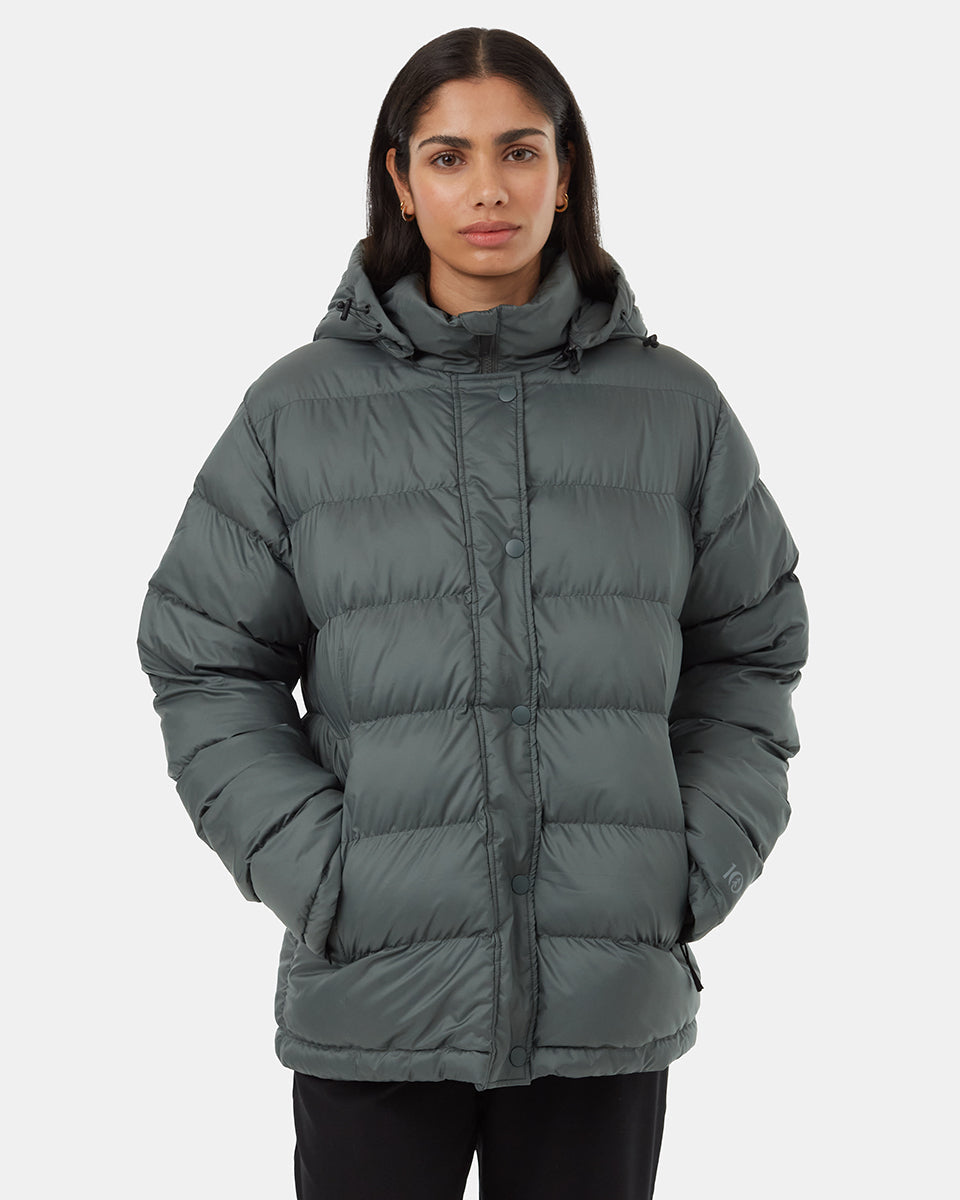 Mid length puffer jacket women's hotsell