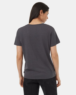 Grey-Melissa-Koby-Crew-Neck-Graphic-Shortsleeve-T-Shirt