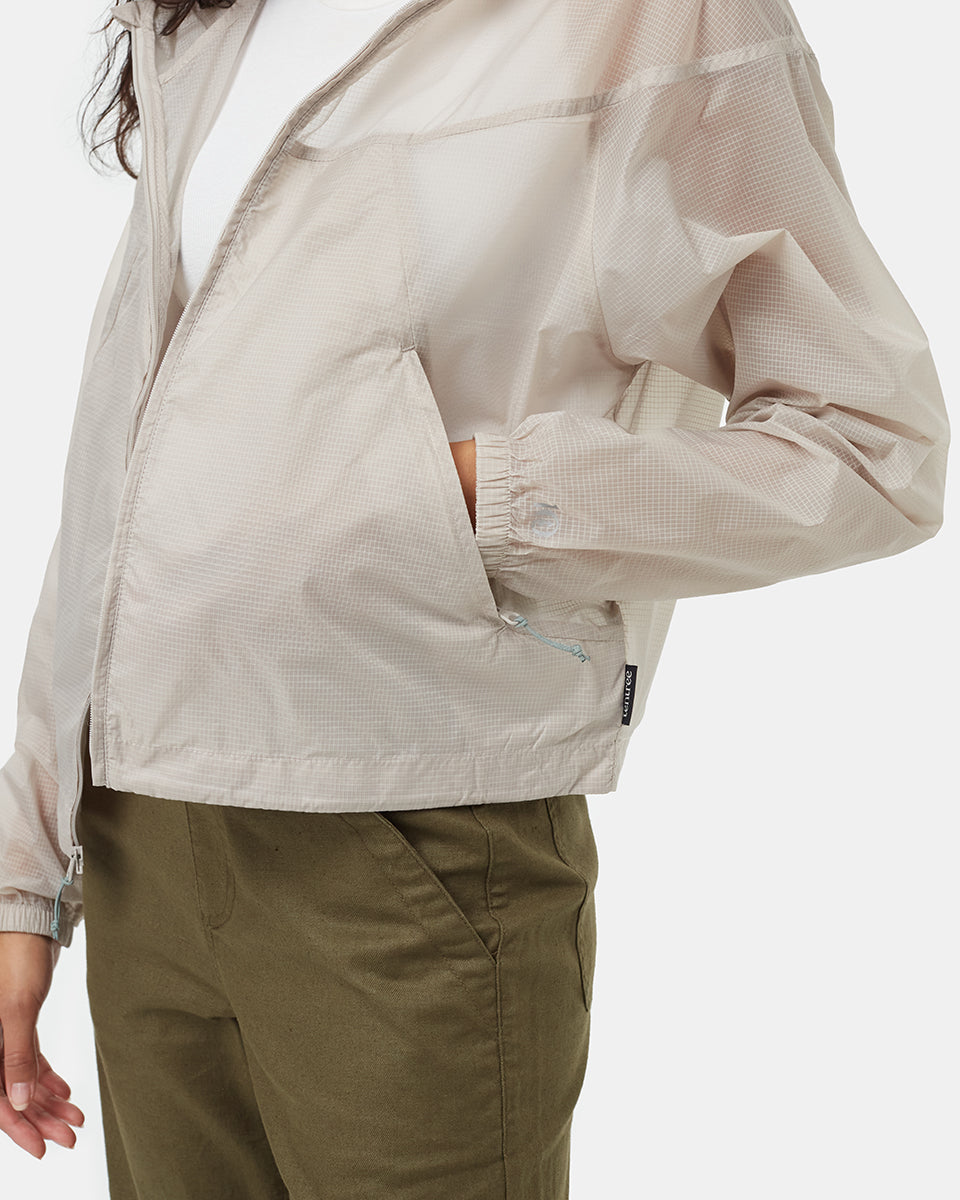 tentree Breeze Nylon Jacket Sugar Pine Size M