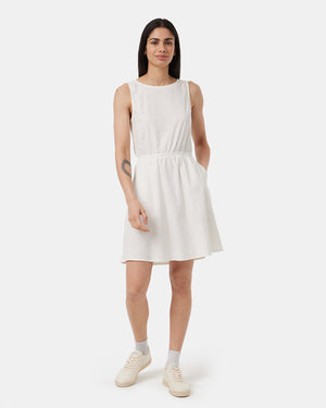 Oatmeal-Keyhole-Back-Cutout-Dress