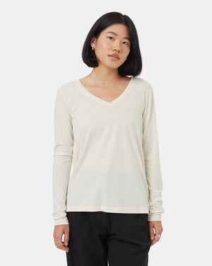 White-Women_s-Recycled-V-Neck-Long-Sleeve-Top