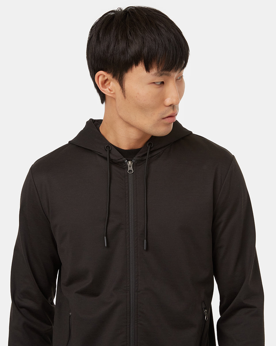 Knit zip up jacket deals