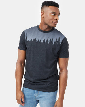 Black Tree Graphic Crew Neck T-Shirt