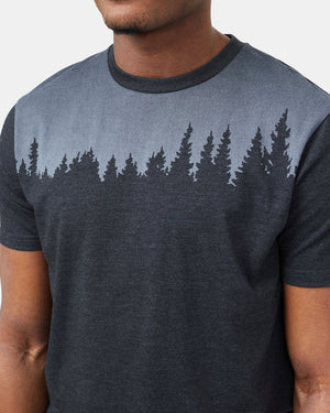 Black Tree Graphic Crew Neck T-Shirt