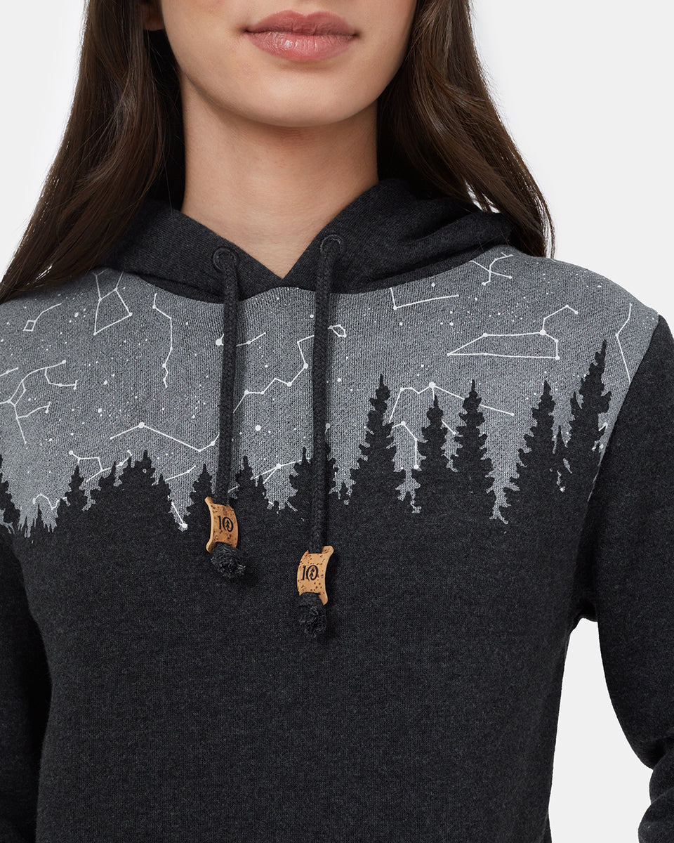 Womens Constellation Juniper Hoodie Organic Cotton