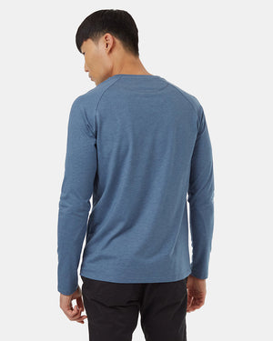 Blue-Mens-Eco-Friendly-Button-Henley-Sweat-Shirt