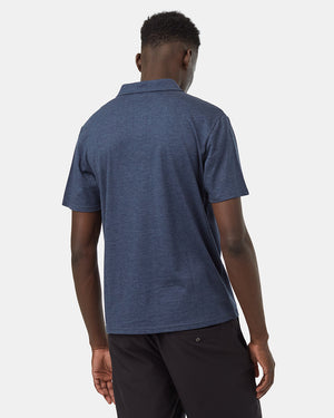 Blue-Mens-Short-Sleeve-Polo-Neck-T-Shirt