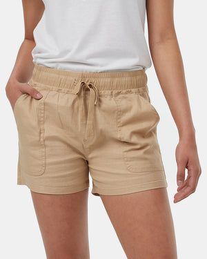 Brown-Womens-Hemp-Shorts