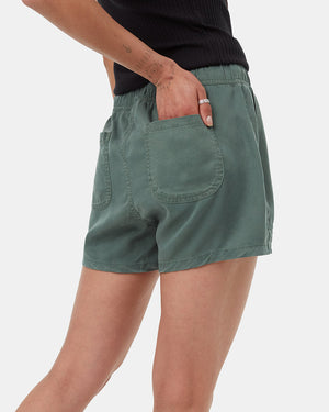 Green-Womens-Casual-Summer-Shorts