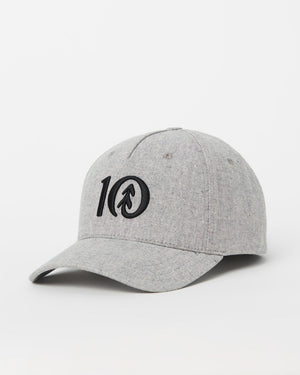 Gray Adjustable Hemp Baseball Cap