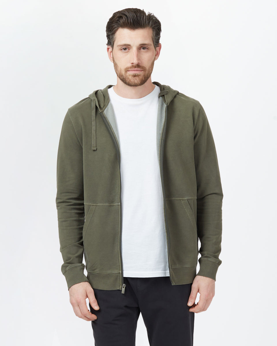 French terry zip hoodie hotsell