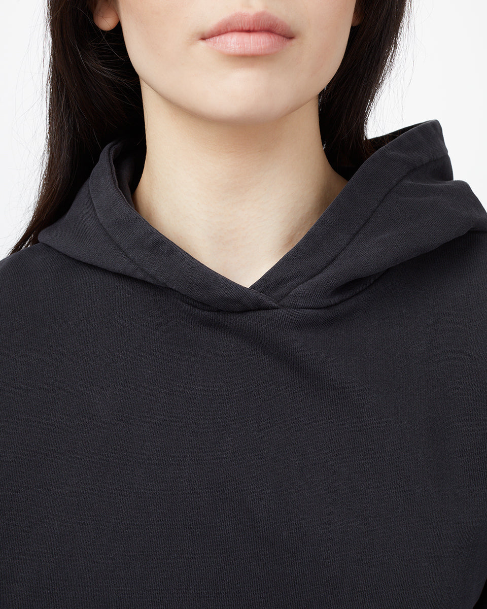 Womens Organic French Terry Relaxed Hoodie Organic Cotton