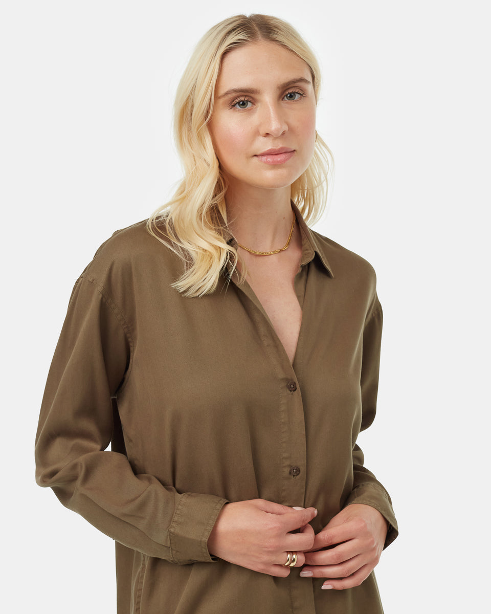 Green oversized t shirt dress sales