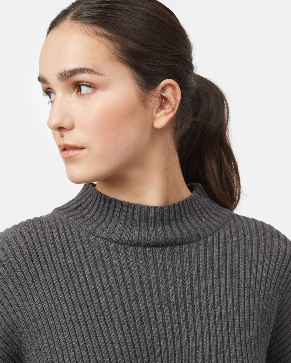 Grey tunic sweater shop